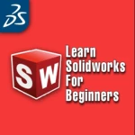 learn solidworks for beginners android application logo